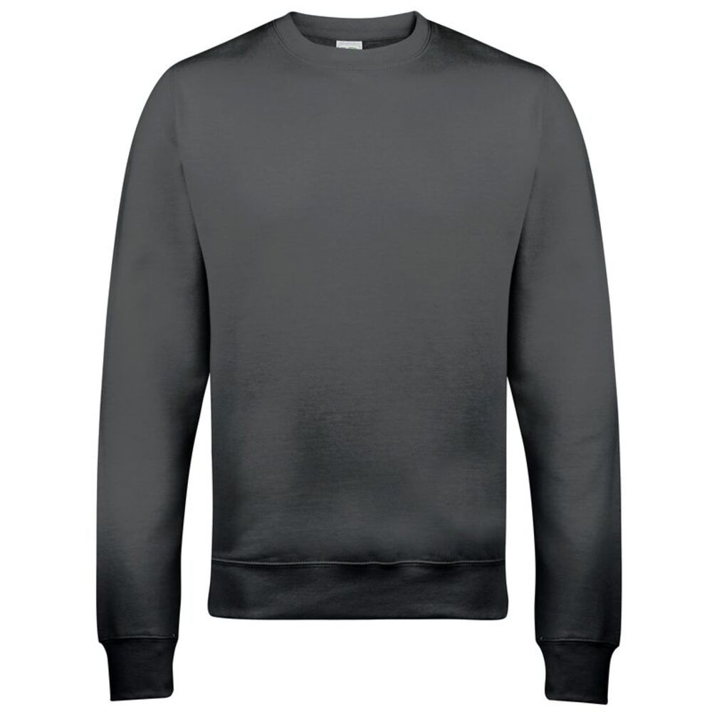 AWDis Just Hoods AWDis Unisex Crew Neck Plain Sweatshirt (280 GSM) / Charcoal